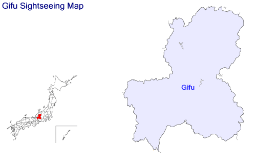 Gifu Sightseeing Map