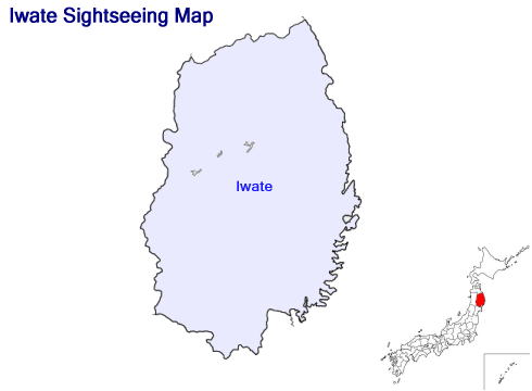 Iwate Sightseeing Map