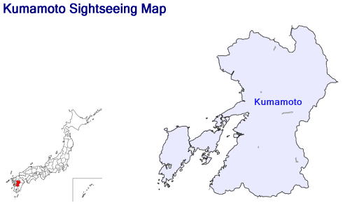 Kumamoto Sightseeing Map