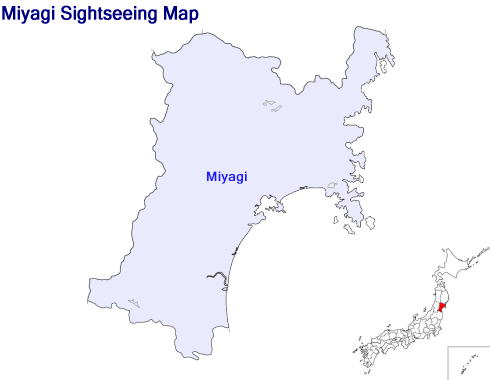 Miyagi Sightseeing Map