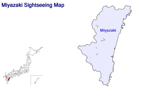 Miyazaki Sightseeing Map