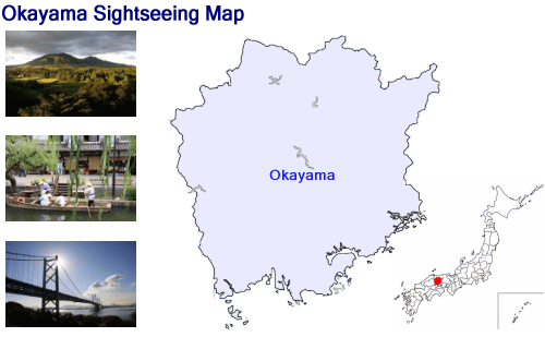 Okayama Sightseeing Map