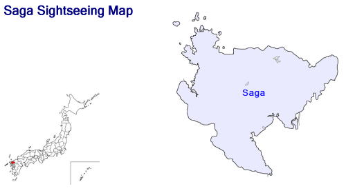 Saga Sightseeing Map