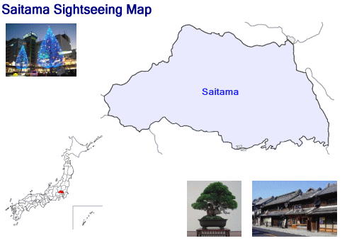 Saitama Sightseeing Map