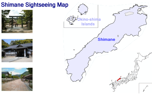 Shimane Sightseeing Map