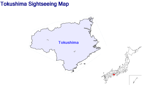 Tokushima Sightseeing Map