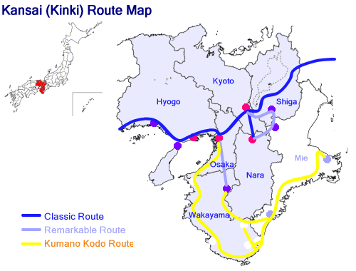 Kansai Route Map