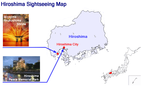 Hiroshima Sightseeing Map