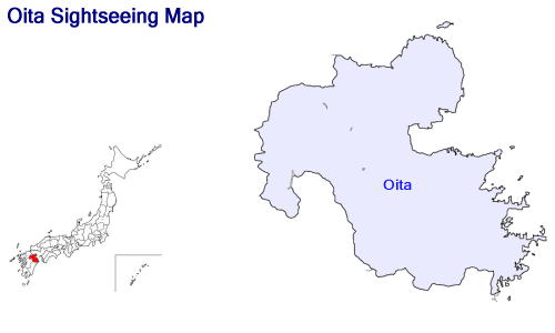 Oita Sightseeing Map