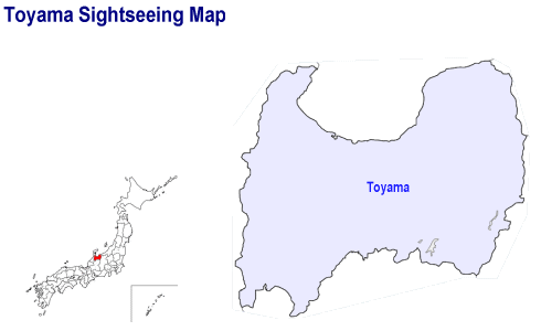 Toyama Sightseeing Map