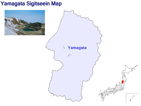 Yamagata Sightseeing Map