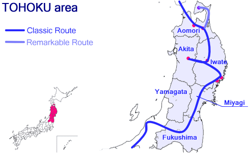 Tohoku Route Map